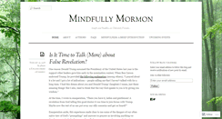 Desktop Screenshot of mindfullymormon.org