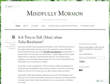 Tablet Screenshot of mindfullymormon.org